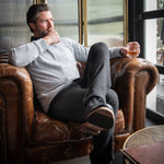 Man wearing Fletcher Sweater