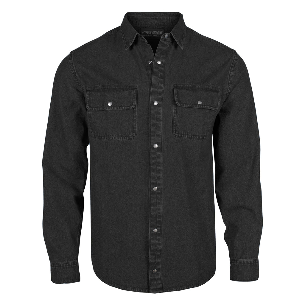White denim shirt best sale men