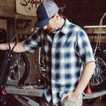 Cyrus Short Sleeve Woven Shirt Crater Navy