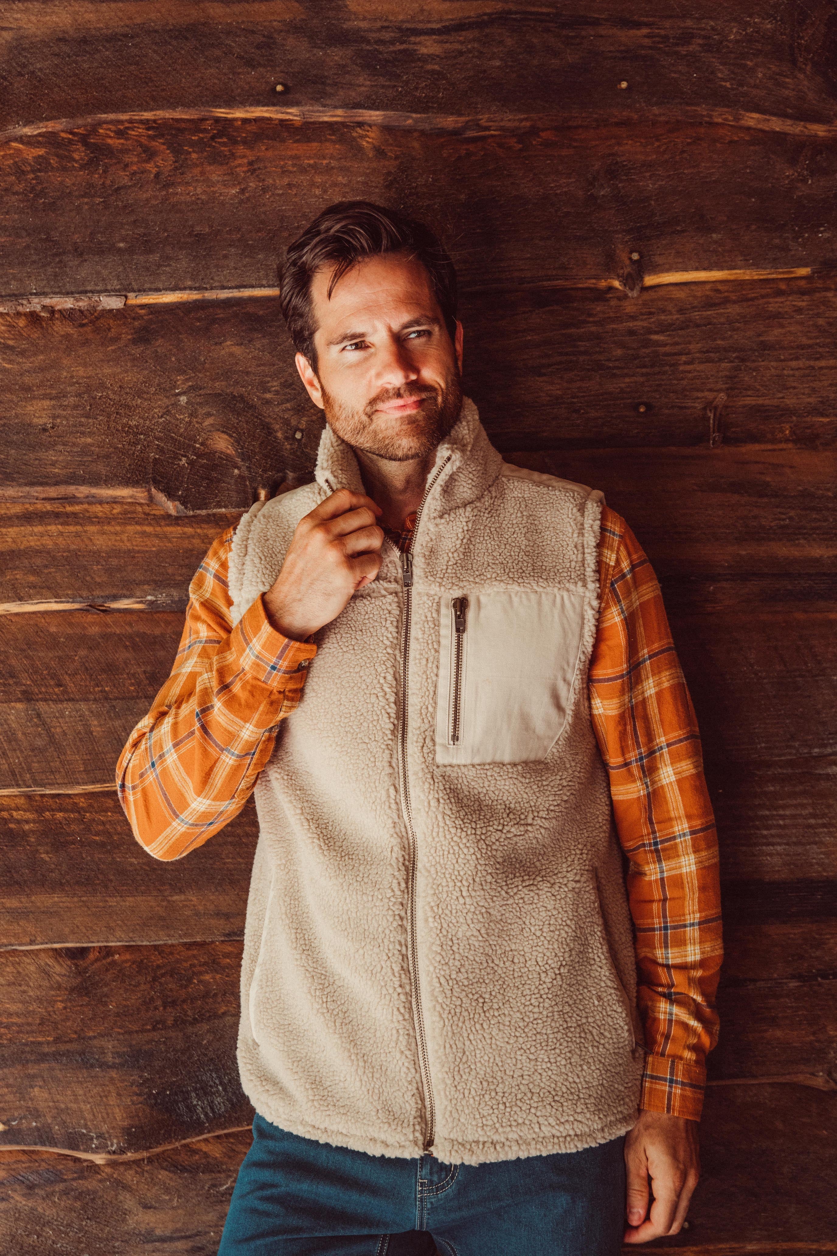 Man wearing Forge Vest standing outdoor