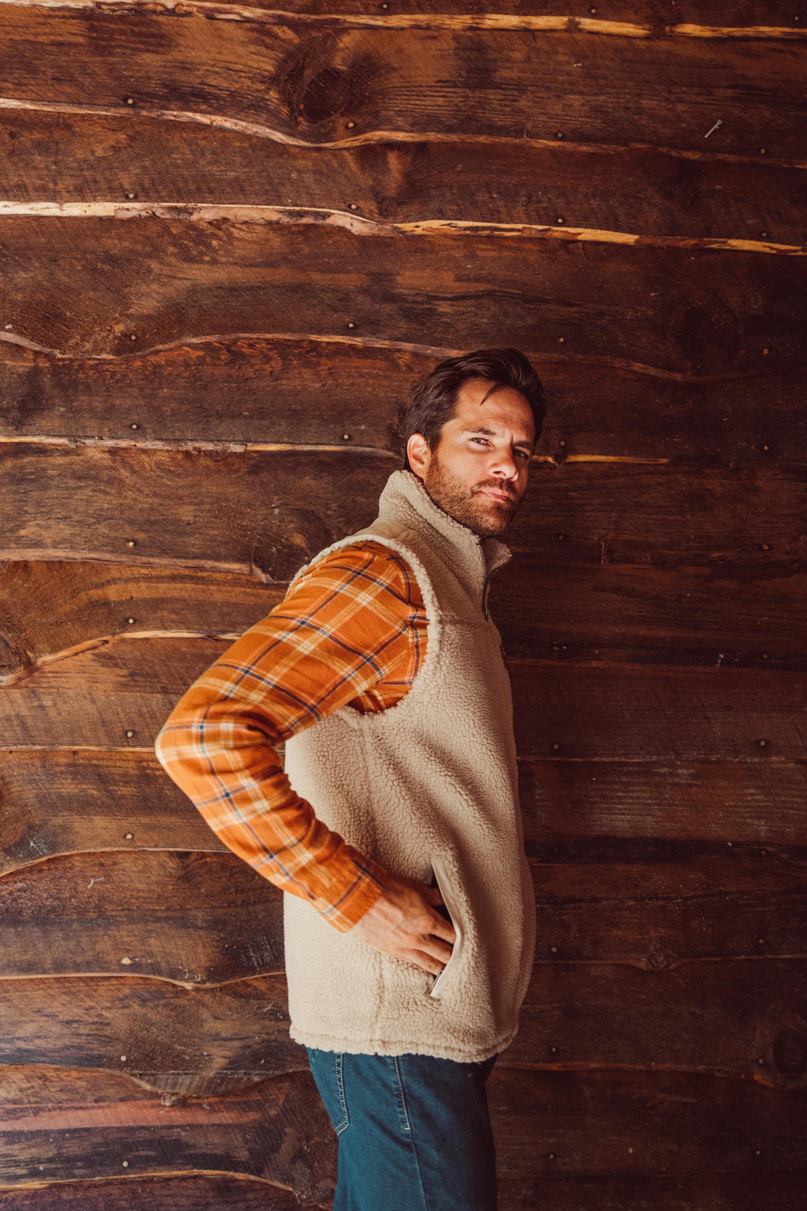 Man wearing Forge Vest standing outdoor