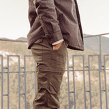 Man wearing Lincoln Shirtjac standing outdoor