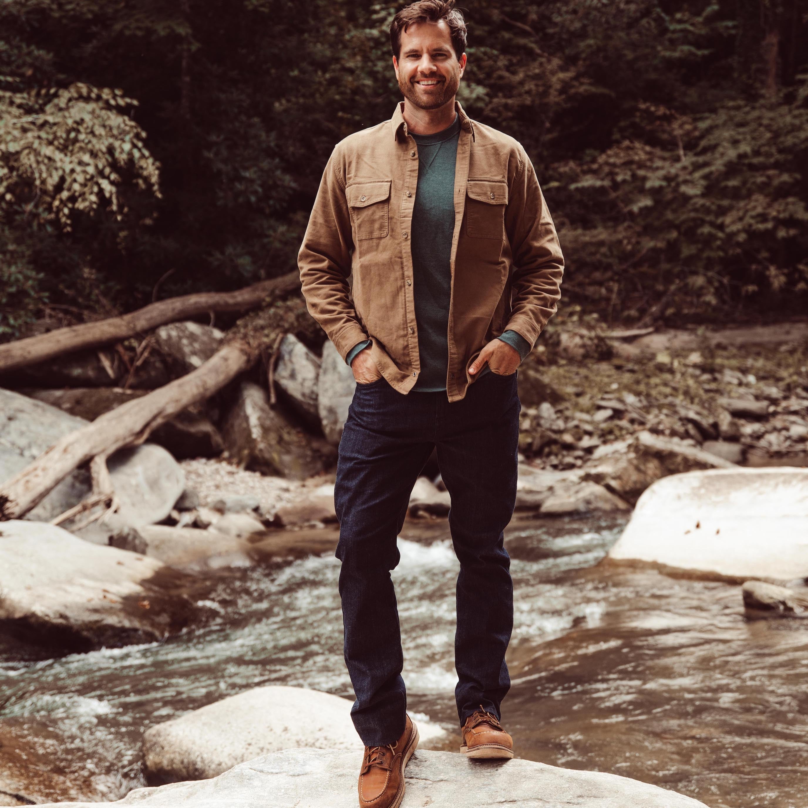 Men's Moleskin Shirtjac Button-Down