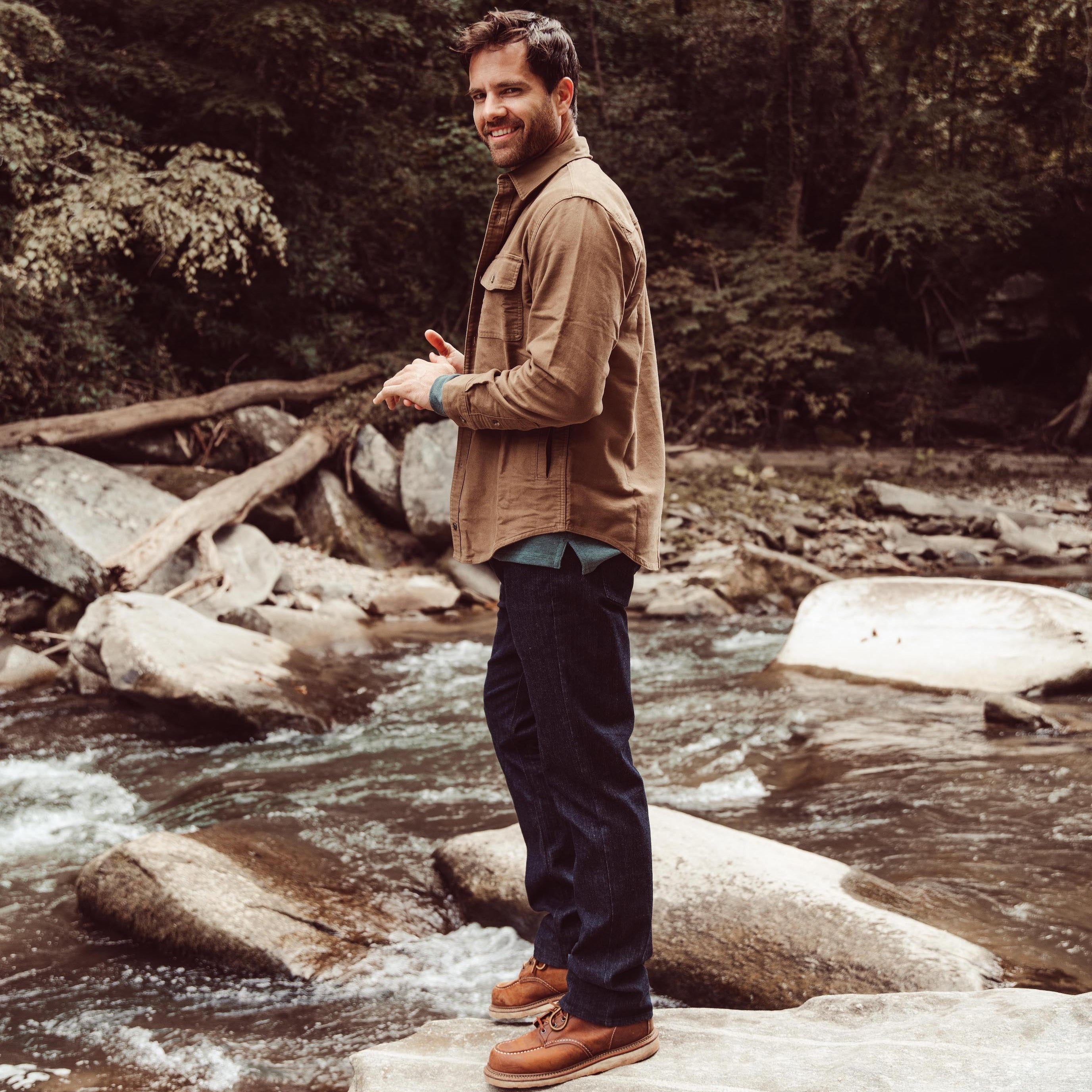 Men's Moleskin Shirtjac Button-Down