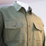 Moleskin Shirtjac front collar