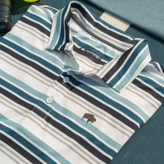 Roan Stripe Performance Polo
