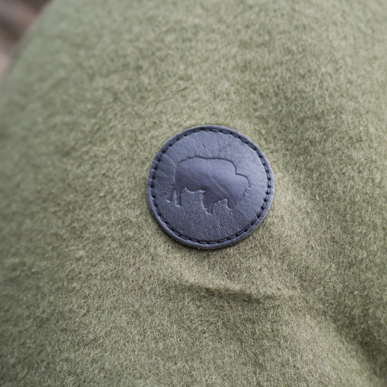 Dover Wool Jacket Bison Patch