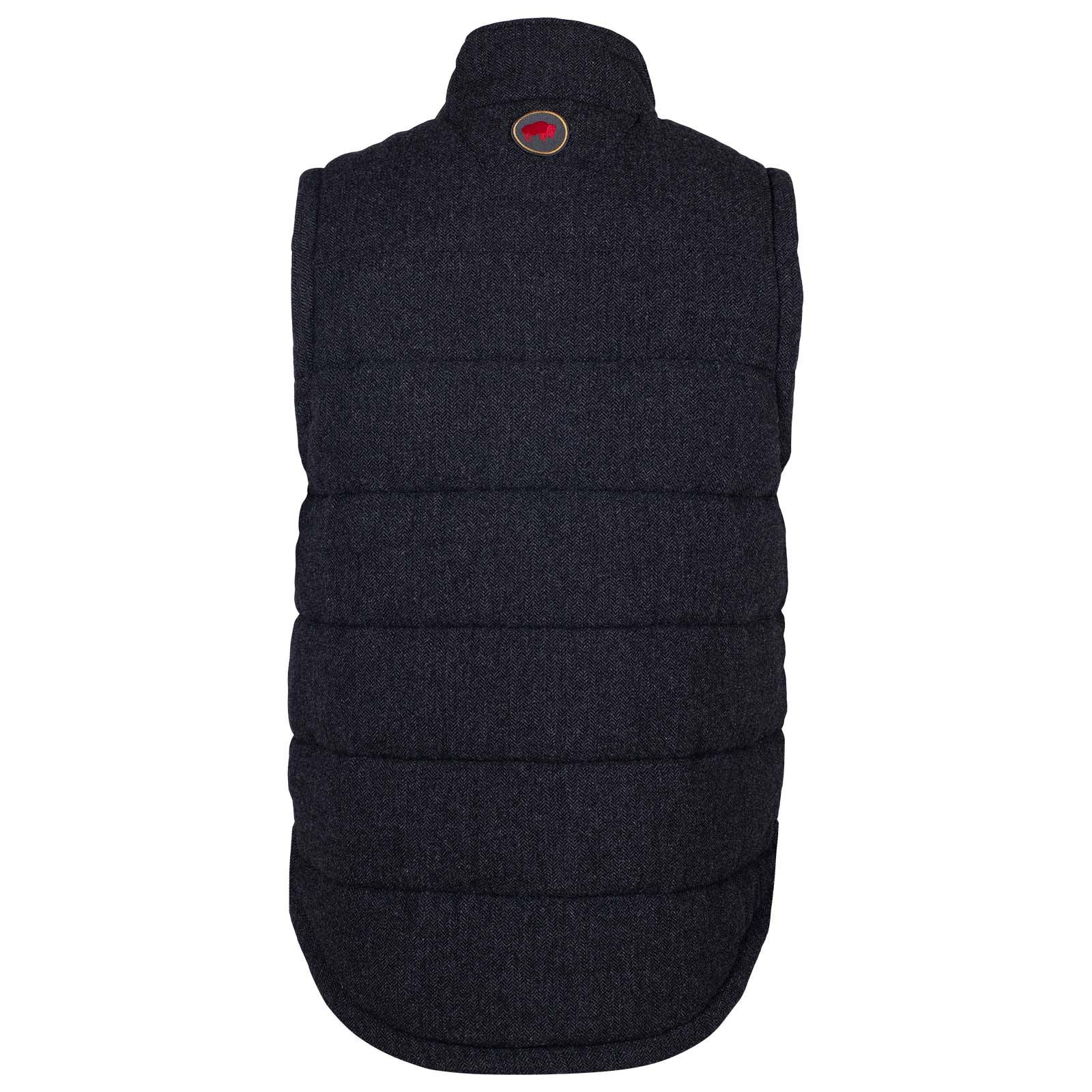 Archer Herringbone Vest back laydown