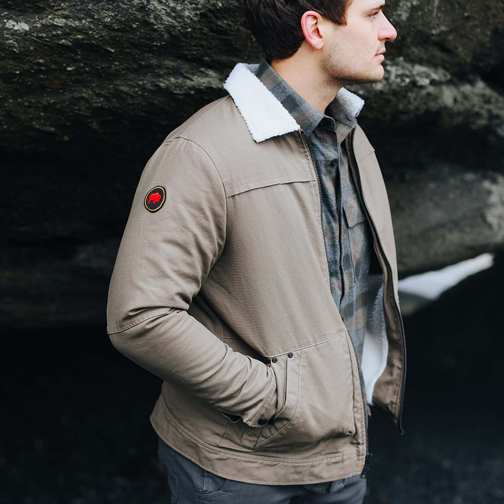 Mountain khakis hot sale shearling jacket