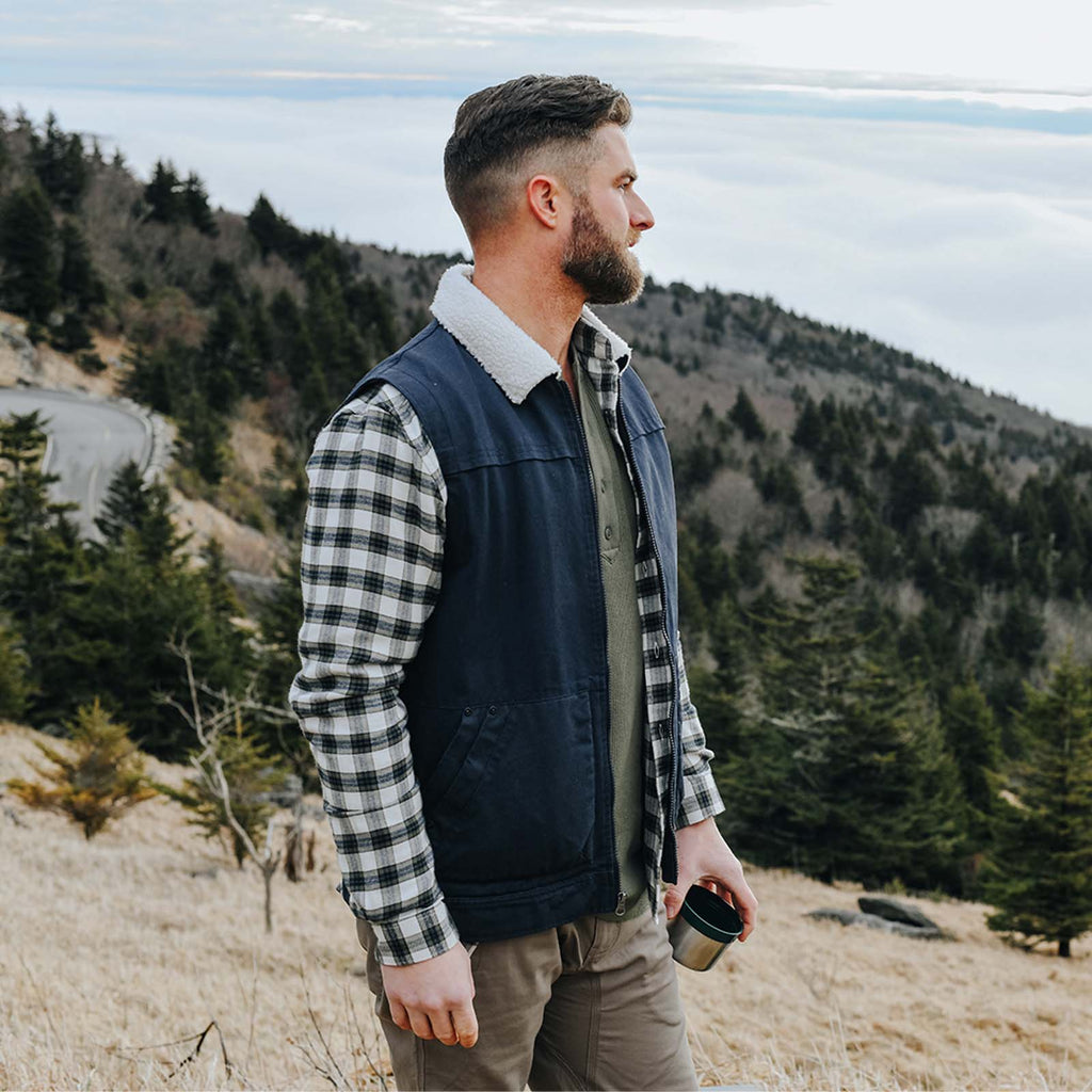 Mountain khakis ranch shearling online vest