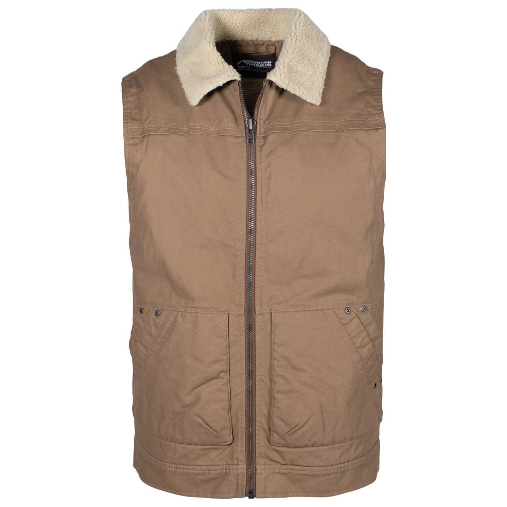 Men s Sullivan Vest Sherpa Lined Vest Mountain Khakis