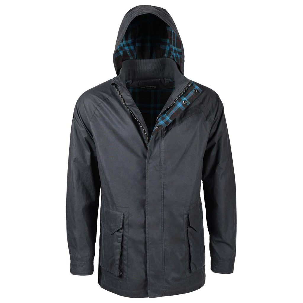 Grey cotton jacket mens sale