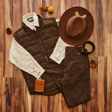 Archer Herringbone Vest