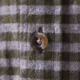 Downtown Flannel Shirt faux button