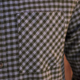 Downtown Flannel Shirt front pocket