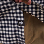 Glacier Long Sleeve Shirt bison clip label