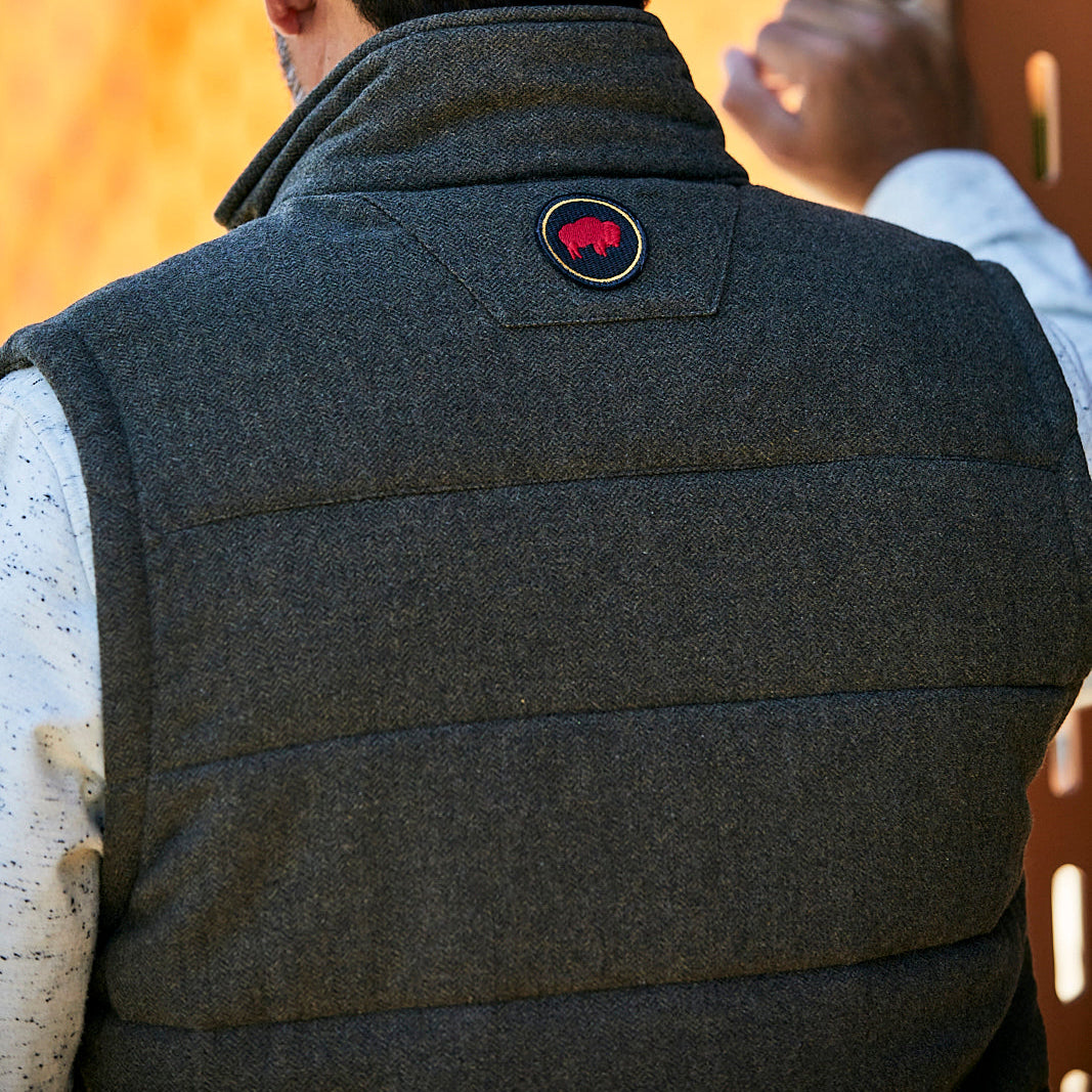 Archer Herringbone Vest - Main Image