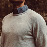 Man wearing Fletcher Sweater 