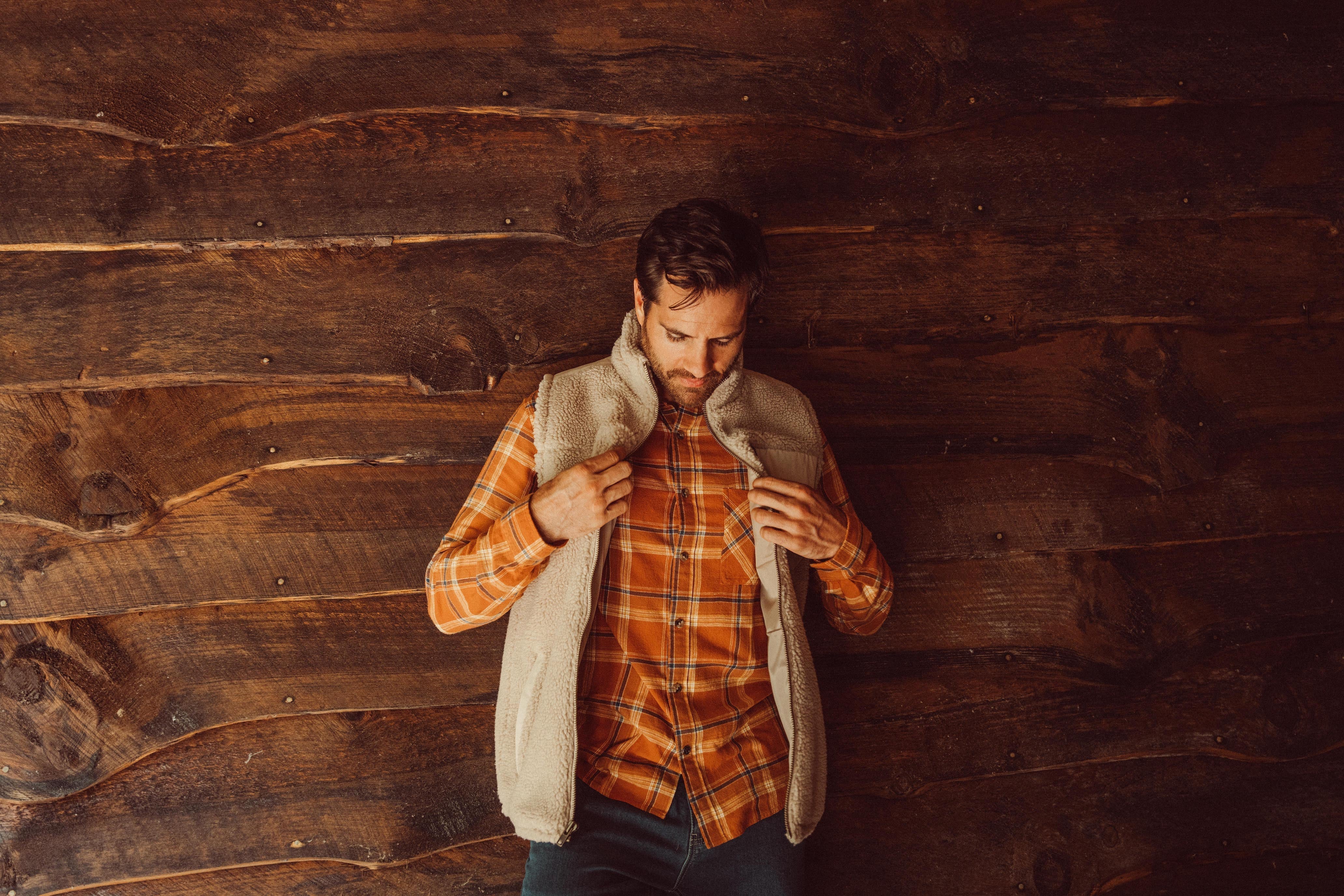 Man wearing Forge Vest standing outdoor