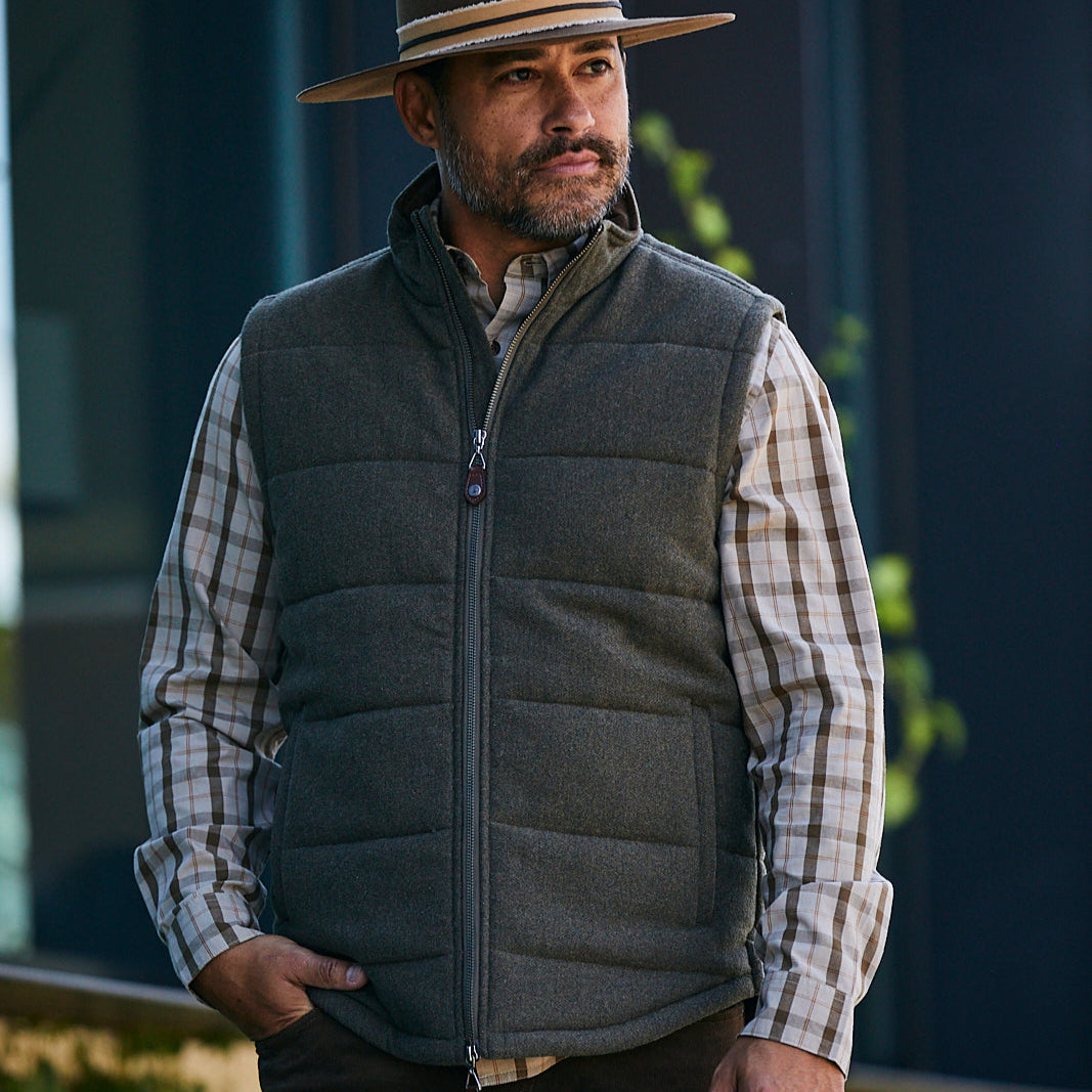 Mens herringbone vest clearance
