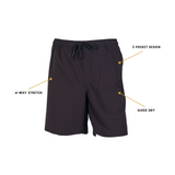 Nylon Deck Short