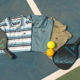 Roan Stripe Performance Polo