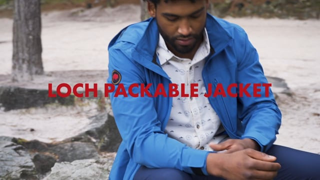 Men's Loch Packable Jacket product video