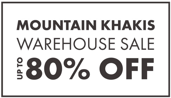 Mountain Khakis Warehouse Sale Charlotte, NC | July 2019