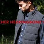 Man wearing Archer Herringbone Vest