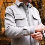 Dover Wool Shirtjac cuff button