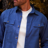 Man wearing Hamilton Chamois Shirt 