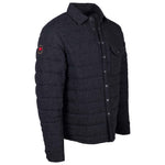 Archer Herringbone Shirtjac side laydown