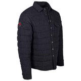Archer Herringbone Shirtjac side laydown