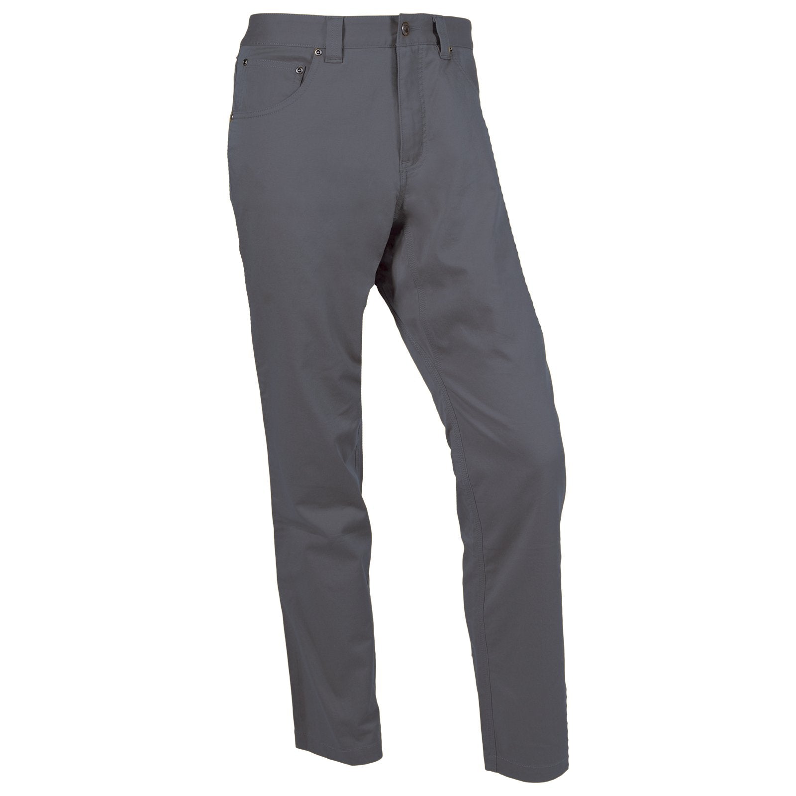 Larimer Pant front view in gunmetal