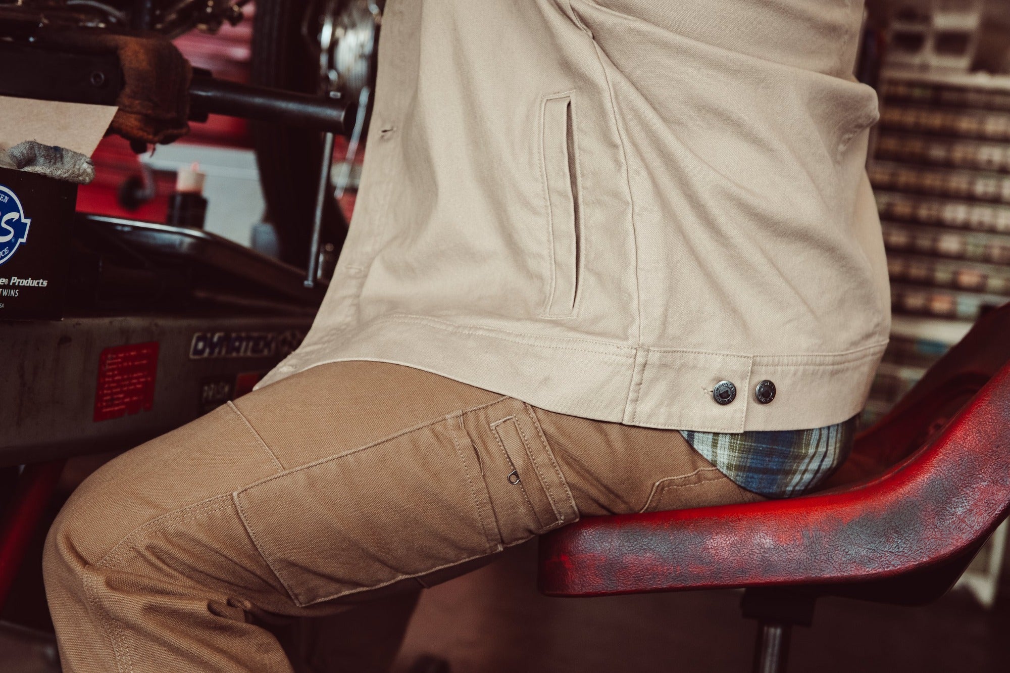 Alpine Utility Jacket bottom detail 