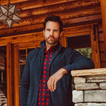 Man wearing Alden Long Sleeve Woven Shirt