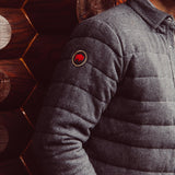 Man wearing Archer Herringbone Shirtjac 
