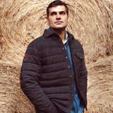 Man wearing Archer Herringbone Shirtjac 