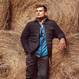 Man wearing Archer Herringbone Shirtjac 