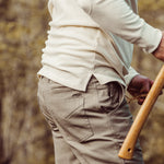Man wearing Axe Thermal in the forest