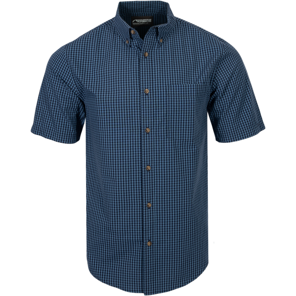 Men's Gingham Cain Short Sleeve Woven Shirt