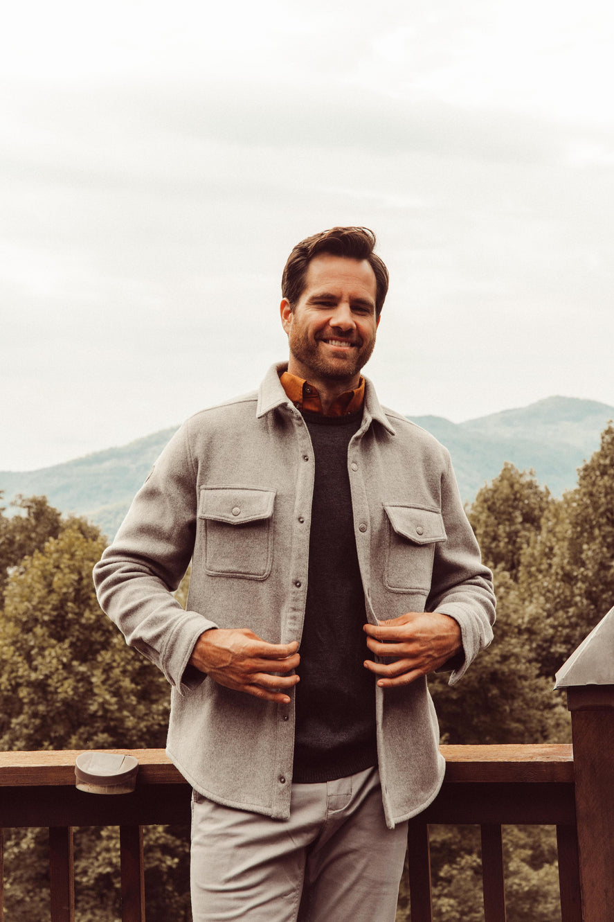 Maritime shirt top jacket