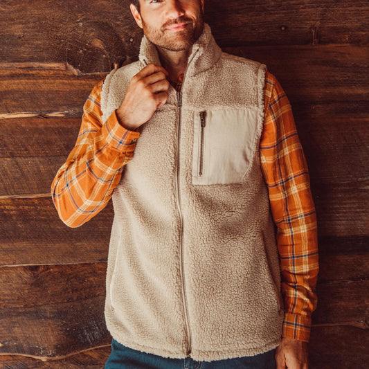 Man wearing Forge Vest standing outdoor