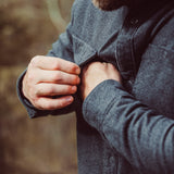 Man wearing Lincoln Shirtjac standing outdoor