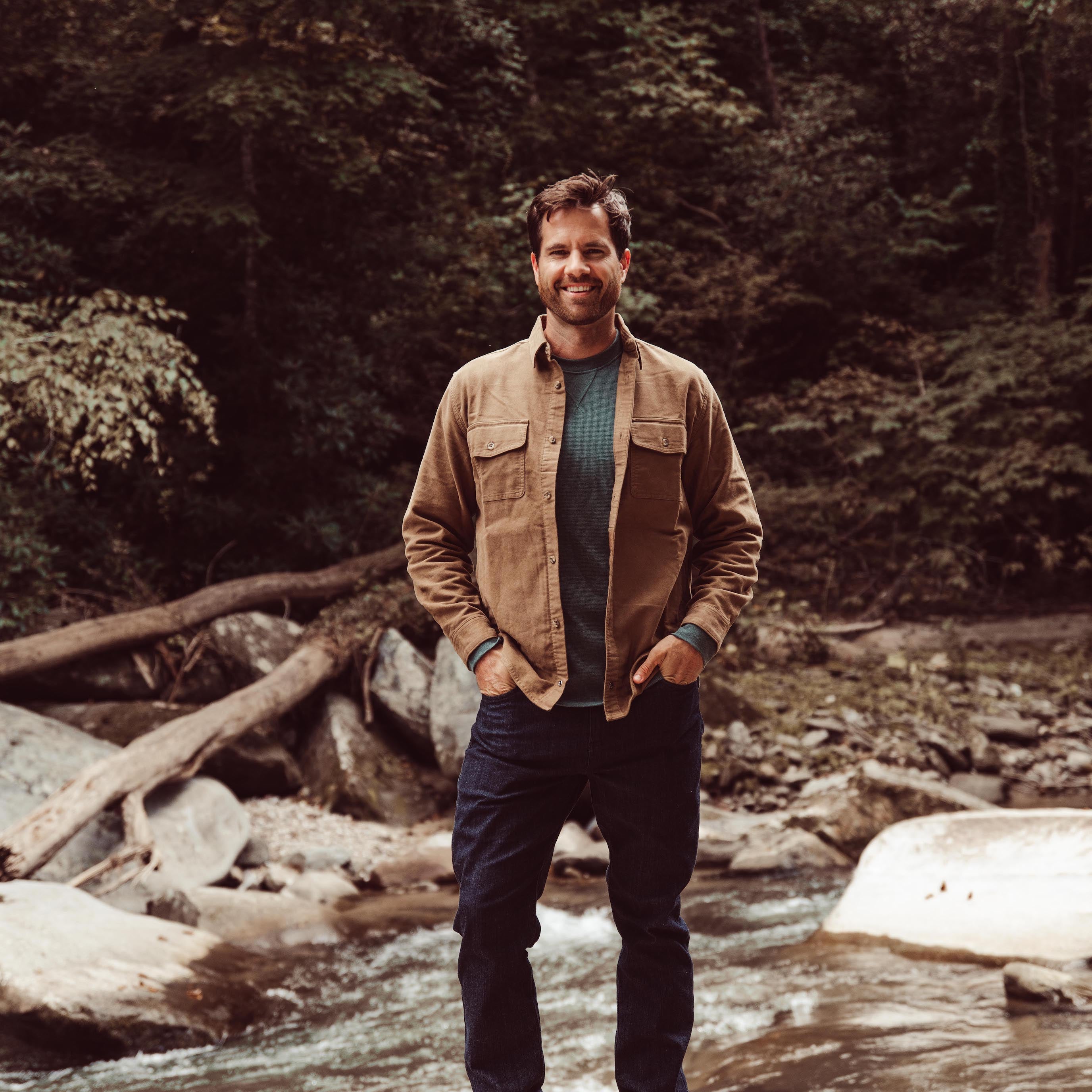 Men's Moleskin Shirtjac Button-Down