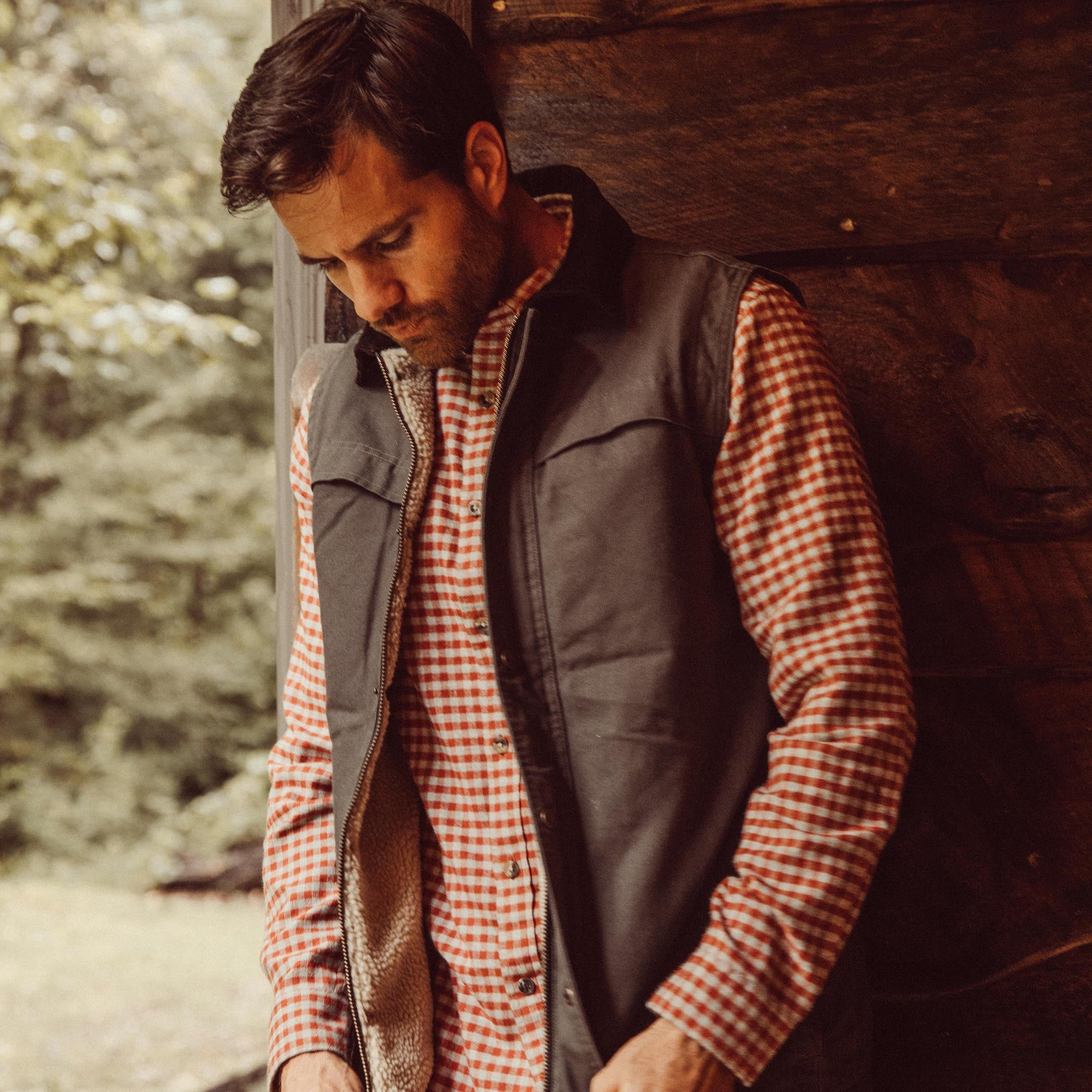 Mountain khakis ranch shearling vest shop