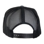 Back view of Unisex Bison Patch Trucker Hat
